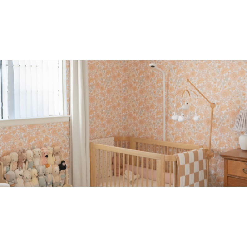 Heather Wallpaper By Lovely People Studio Sample 1 foot by 1 foot Pink