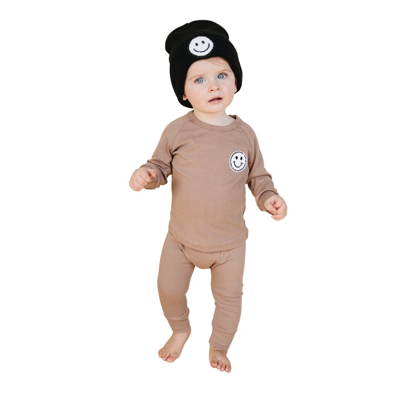Lounge Set | Smiley Mocha 0-3M