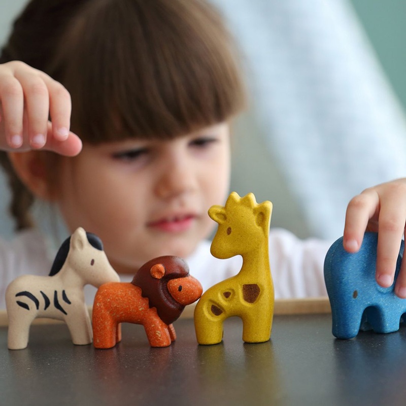 Plan Toys Wild Animals Set