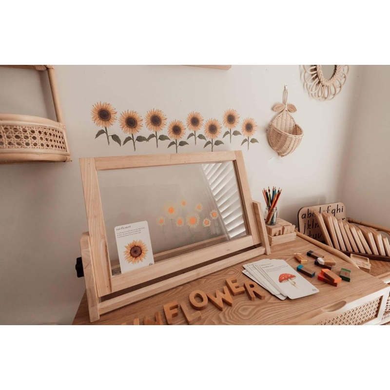 Sale Floral & Fern Sunflower Wall Decals