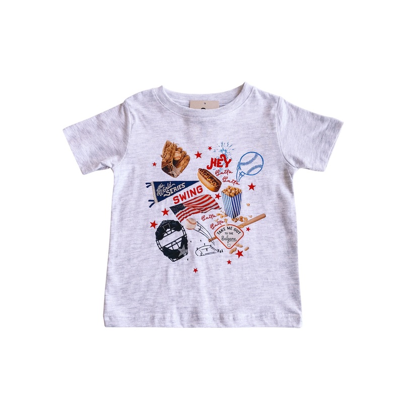 Baseball Days Tee 3-6M