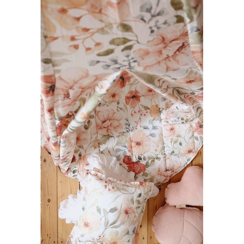 Flower Power Round Cotton Mat