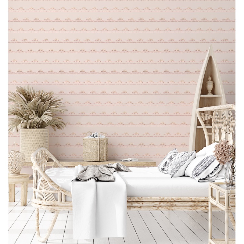 Lynn Wallpaper By The Color Amber Sample 1 foot by 1 foot