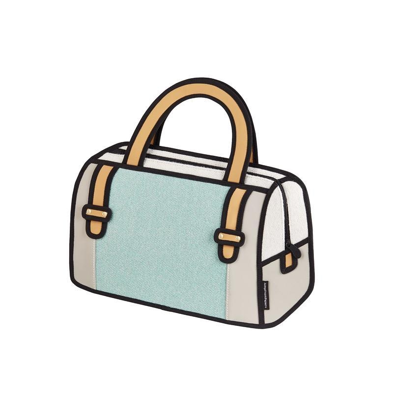 2d Handbag Woolen Turquoise Turquoise