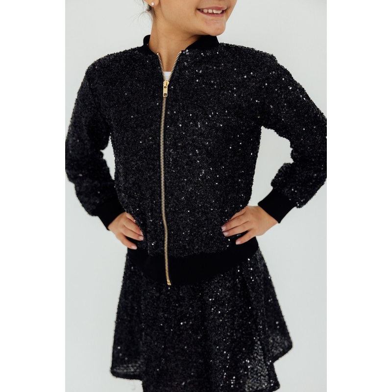 Black Sequin Jacket 2T