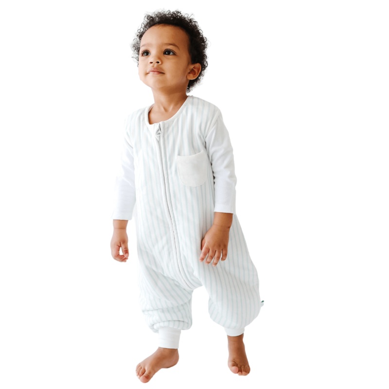 Dreamsuit | Striped Minty Green | 1.5 Tog 12m-2T