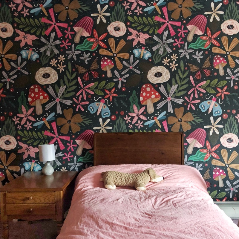 Groove Wallpaper By M Lettering Lover Sample 1 foot by 1 foot