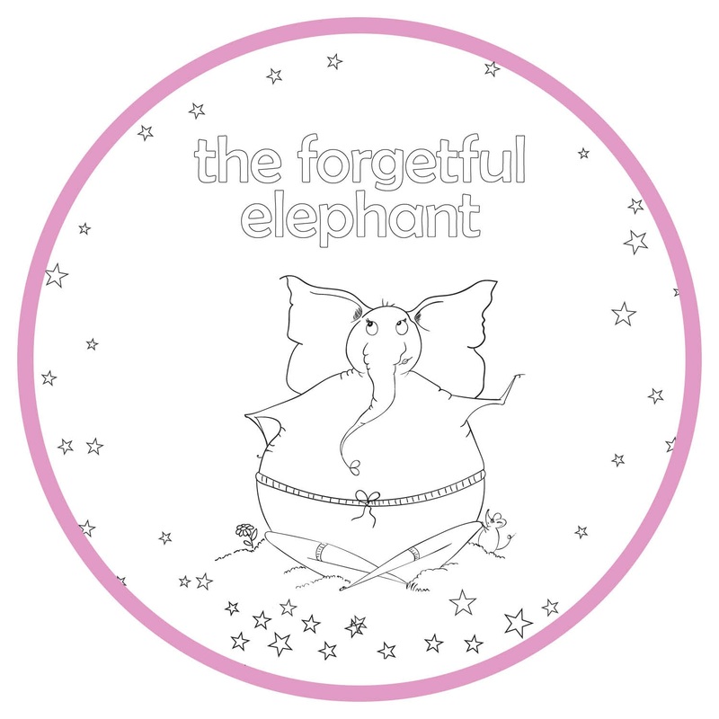 Printable Coloring Pages – The Forgetful Elephant