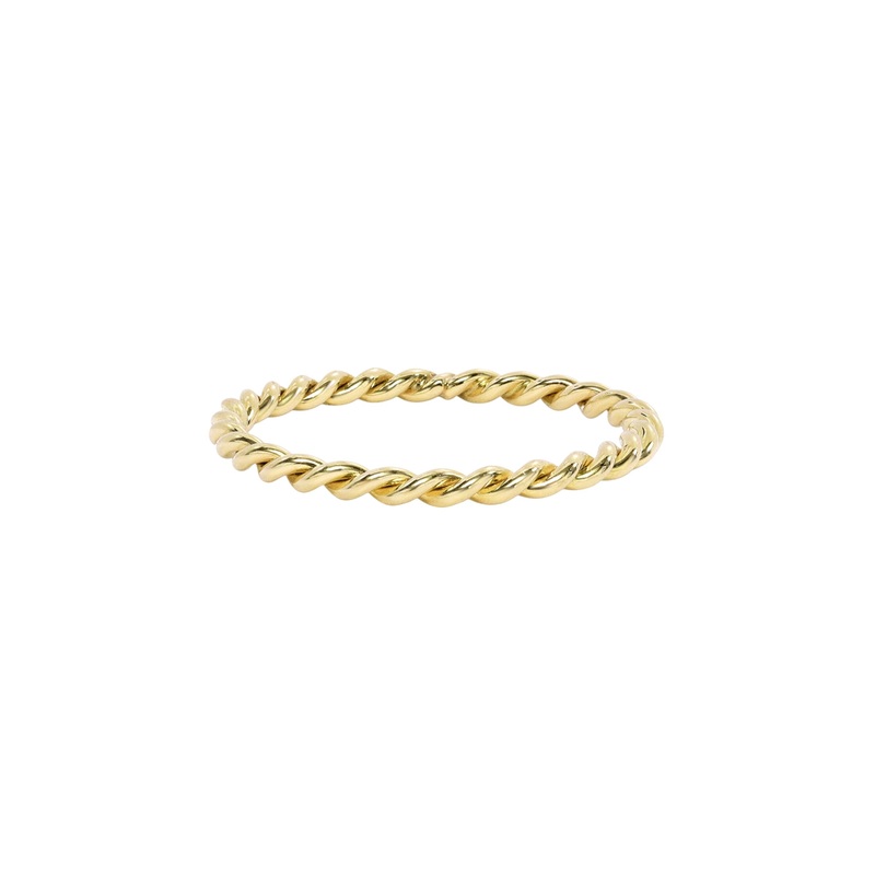 14k Gold Twist Band 14K Yellow Gold 5