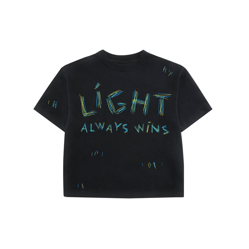 Adults “light Always Wins” Oversized T-shirt | Black S