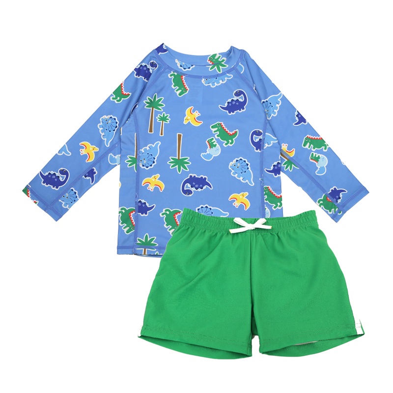 Baby/toddler Boys Swim Top & Swim Shorts Set – Devin The Dino & Friends **pre-order (orders Will Ship In Full Early March ’25)** 6-12m