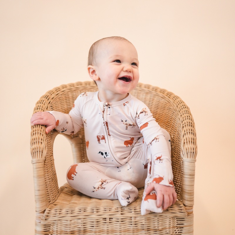 Bamboo 2-way Convertible Zip Romper Newborn