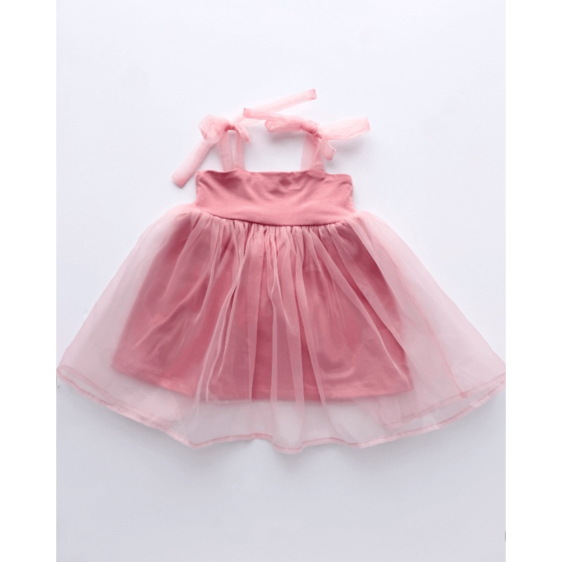 Corrin Tulle Dress – Mauvelous Pink 0-3months