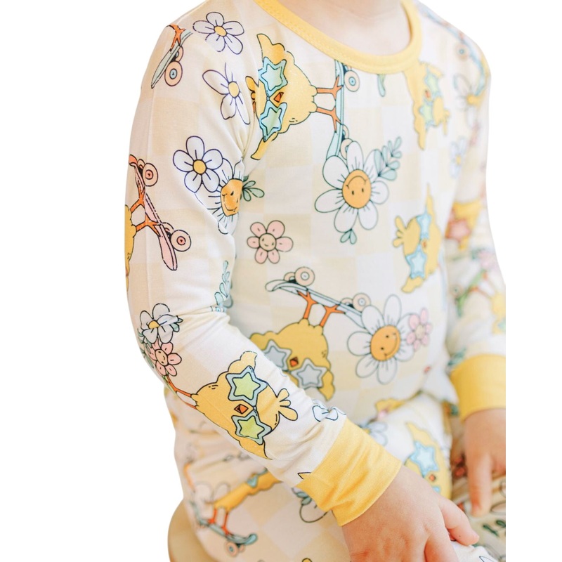 Easter Bamboo Two Piece Set | Skater Chick 2T