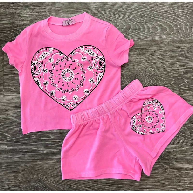 Firehouse Pink Bandana Set 4