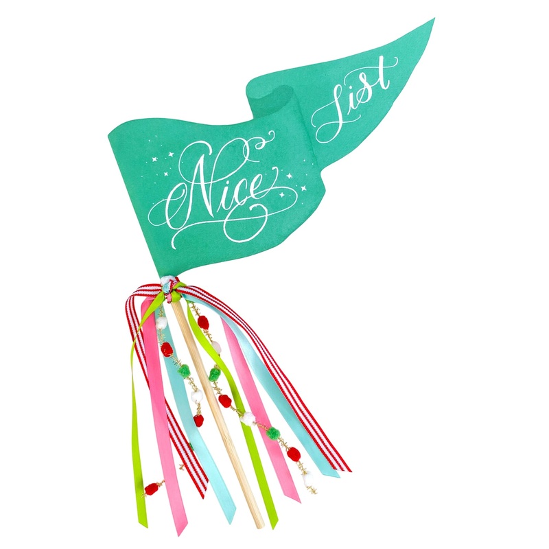 Nice List Party Pennant