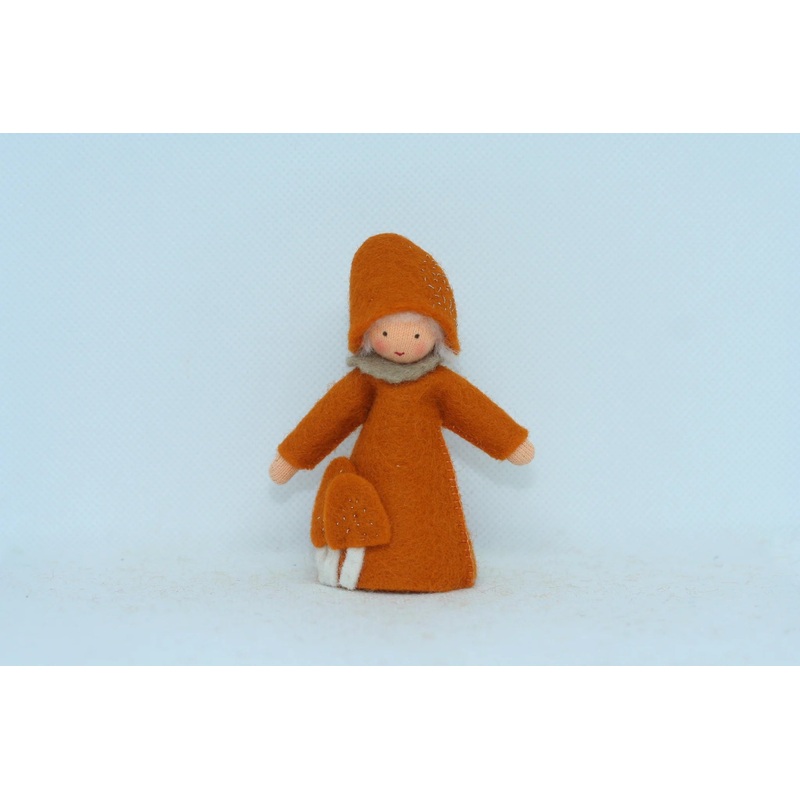 Sale Orange Mushroom Fairy, Large | Light Skin Tone