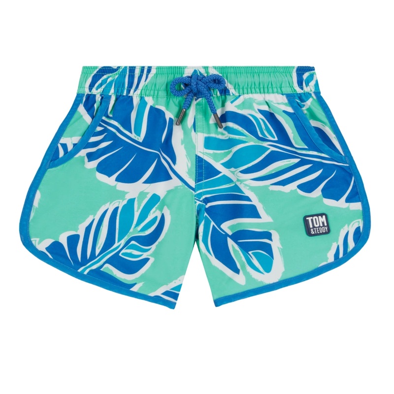 Green & Blue Banana Leaf 1-2