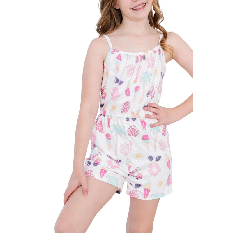 Summer Vacay Strappy Play Romper 2T