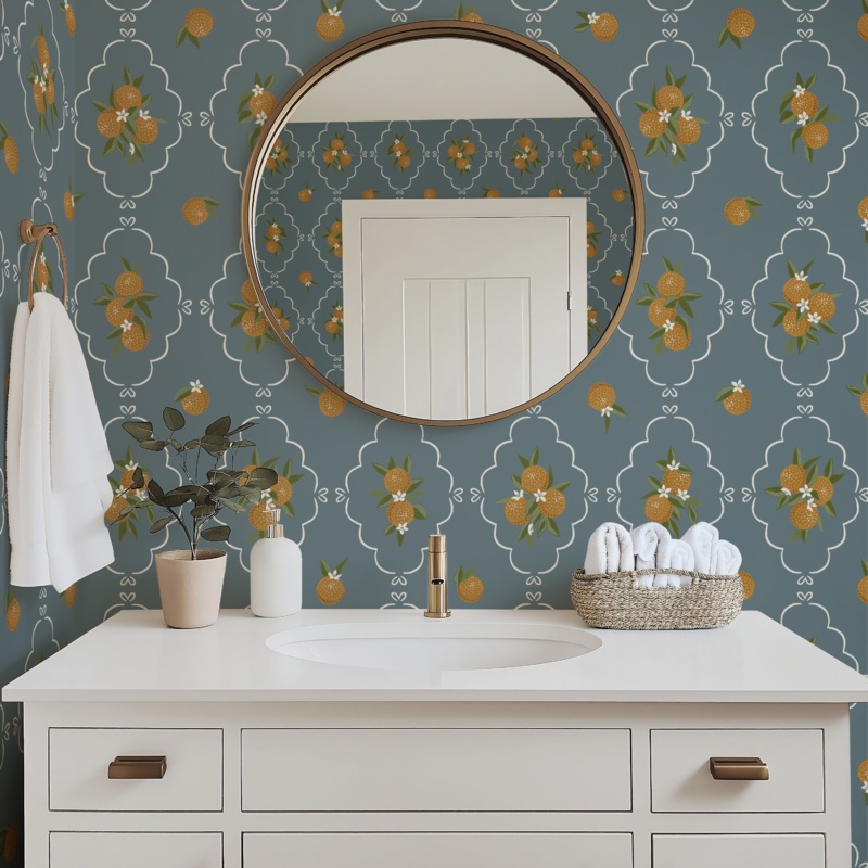 Sutton Wallpaper By Mackenzie Nelson Sample 1 foot by 1 foot Beige