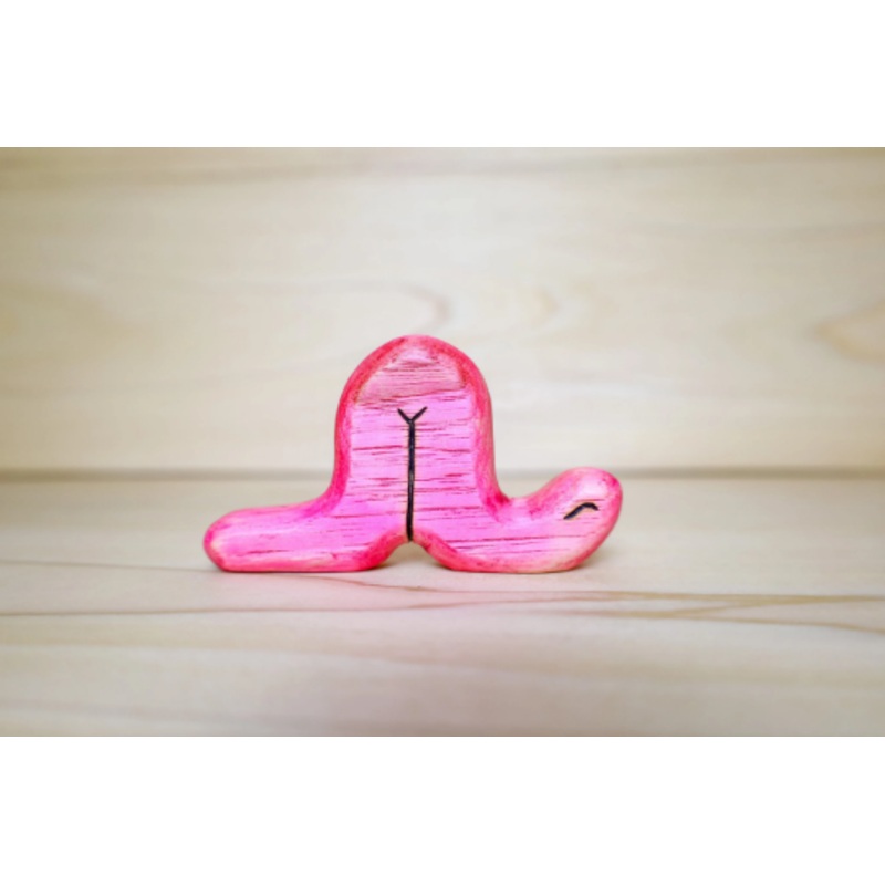 Wooden Earthworm Toy
