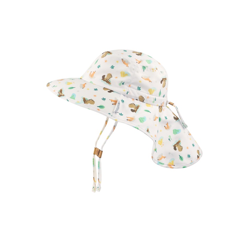 Baby/kids Sun Hat With Neck Cape – Beaver S (6m-2y)