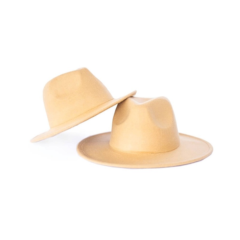 Bordeaux Flat Brim Hats Child Camel