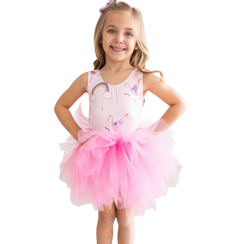Bubblegum Unicorn Tank Tutu Leotard 6-12M