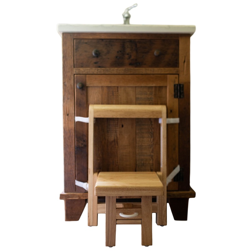 Busy Kids Fold ‘n Store Step Stool Natural