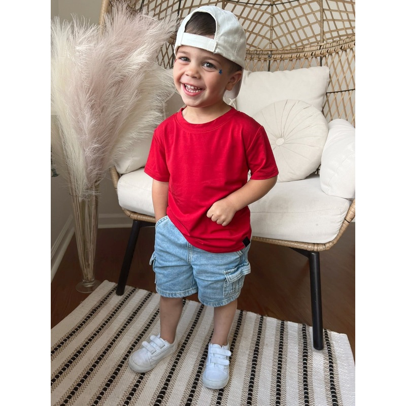 Crimson – Everyday Tee 6-12M