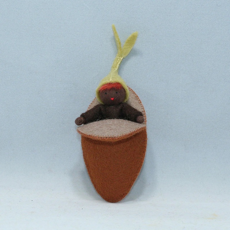 Sale Seedling Baby with Seed Pod | Dark Skin Tone