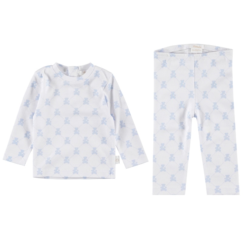 Two Piece Set – Teddy Bear Blue TEDDY BEAR (BLUE) 0/3M