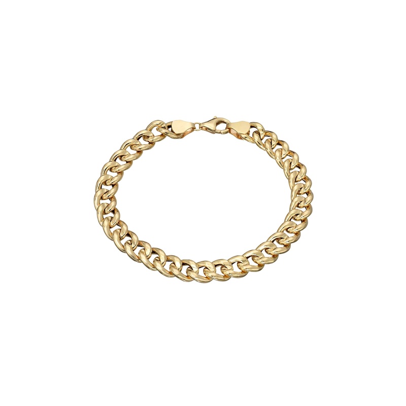 14k Gold Large Miami Cuban Bracelet 14K Yellow Gold