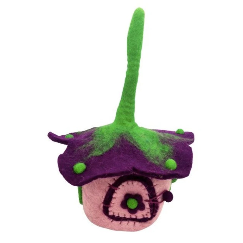 Buttercup Purple Fairy Felt Home
