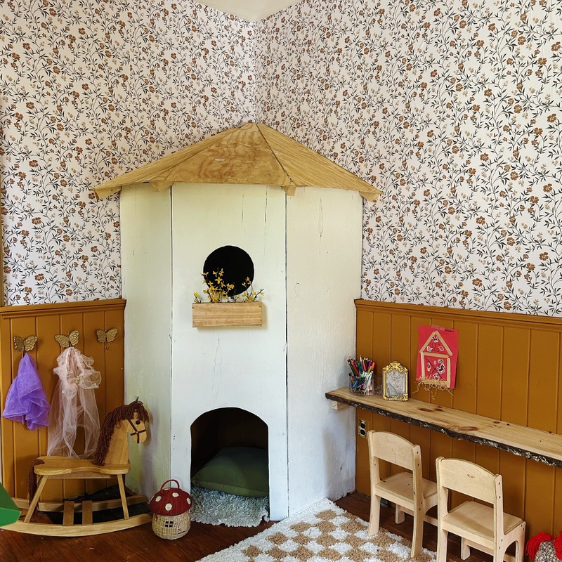 Prim Wallpaper By Lisee Ree Designs Sample 1 foot by 1 foot