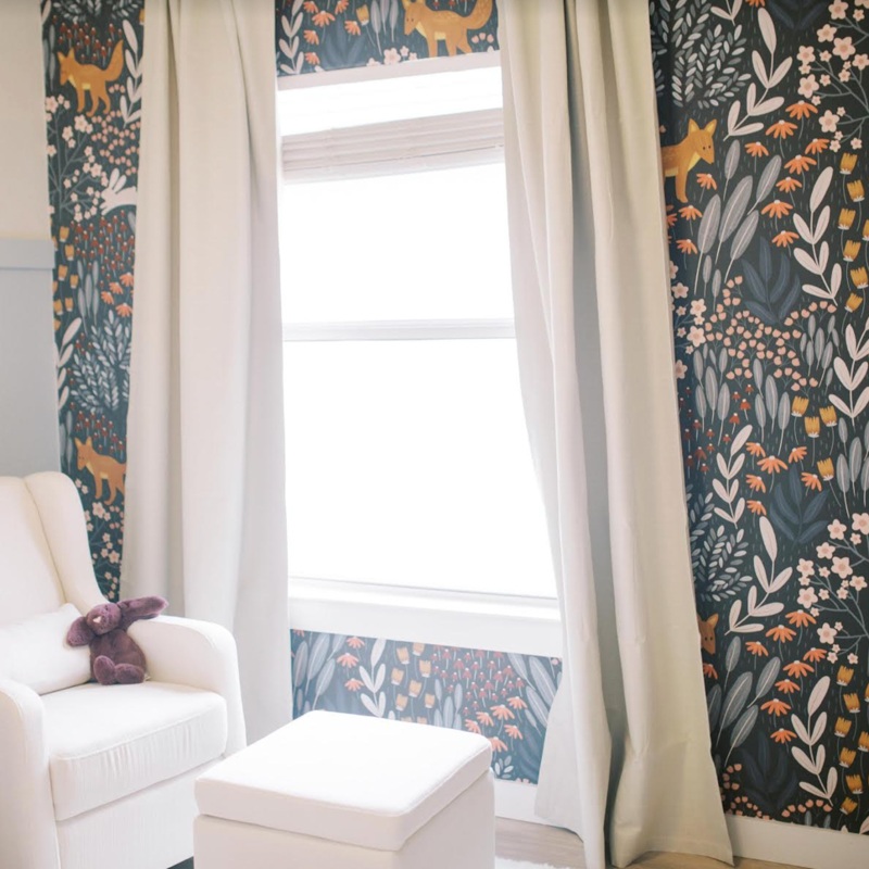 Soren Wallpaper By Mel Armstrong Sample 1 foot by 1 foot White