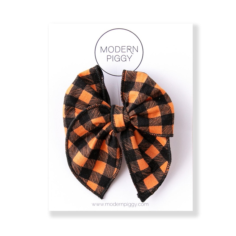 Spooky | Petite Party Bow Alligator Clip