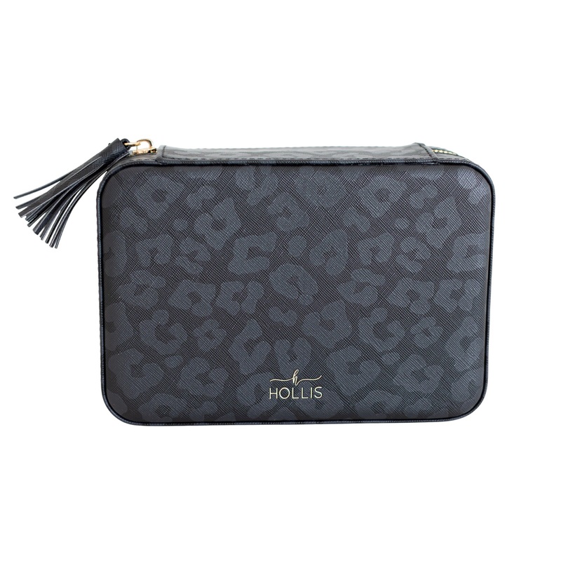 Black Leopard Jewelry Organizer