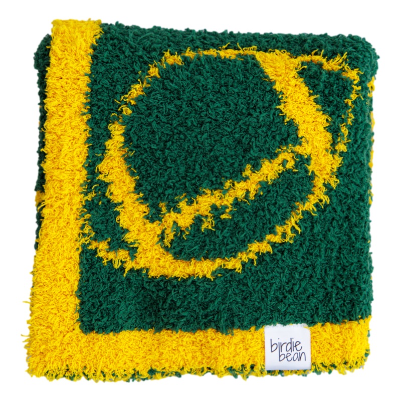 Football Blanket- Green/yellow – Stroller