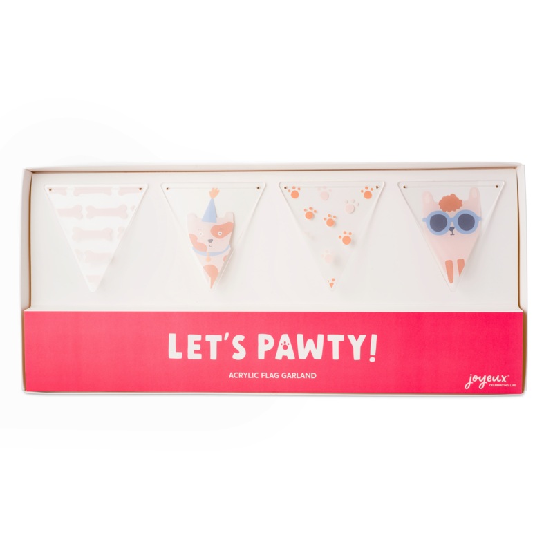 Let’s Pawty Acrylic Garland