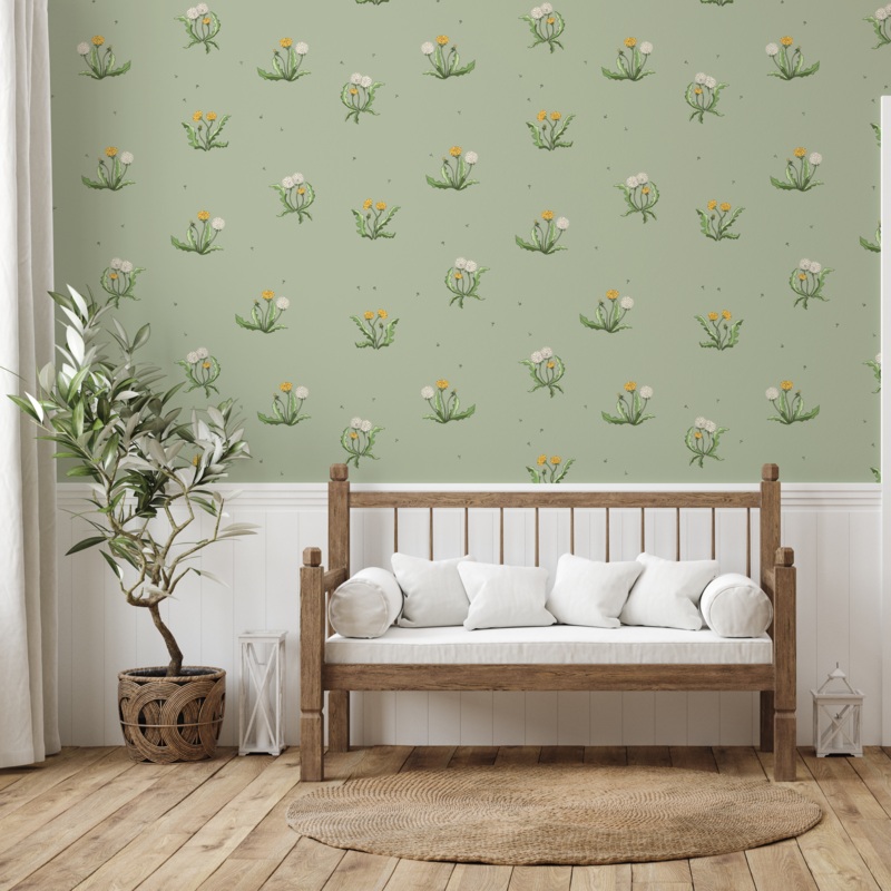 Sharie Wallpaper By Sara Mari Sample 1 foot by 1 foot Black