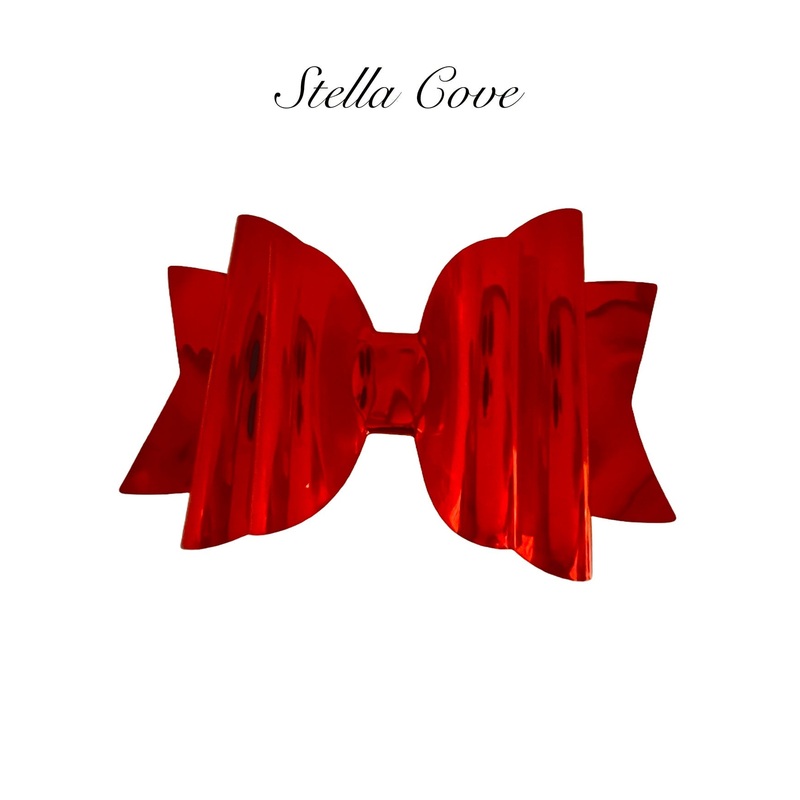 Summer Princess Red Jelly Hair Bow