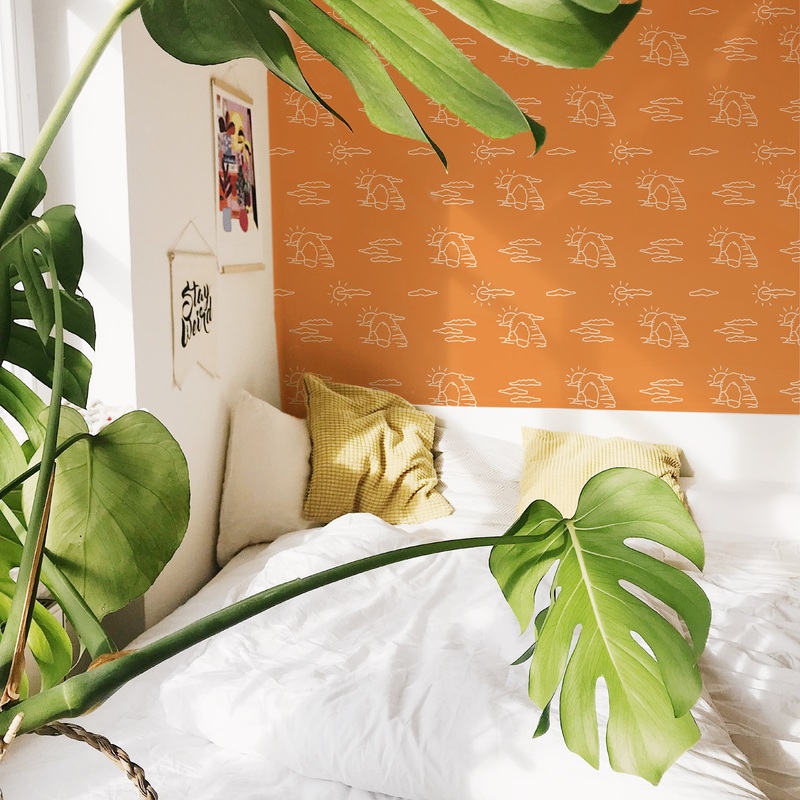 Take A Walk Wallpaper By Kmbo Designs Sample 1 foot by 1 foot