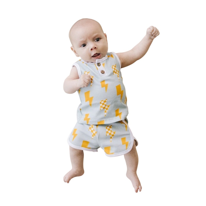 Tank & Shorts Set | Lightning Bolt 0-3M