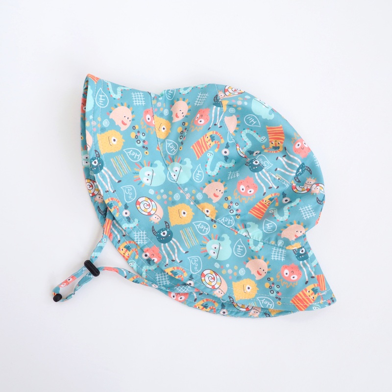 Baby & Kid Sun Hat – Monster Party 3-6m (46)