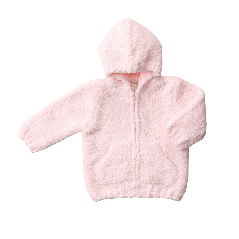 Chenille Hoodie – Pretty Pink 0-6M