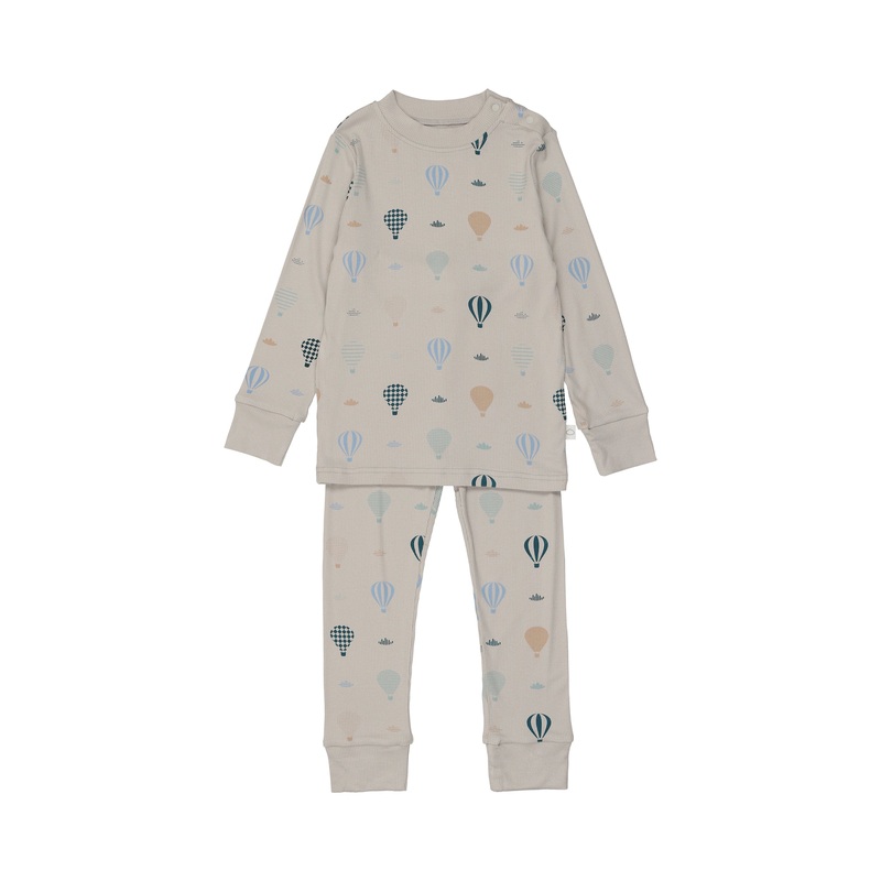 Hot Air Balloon Pj- Grey 12-18m