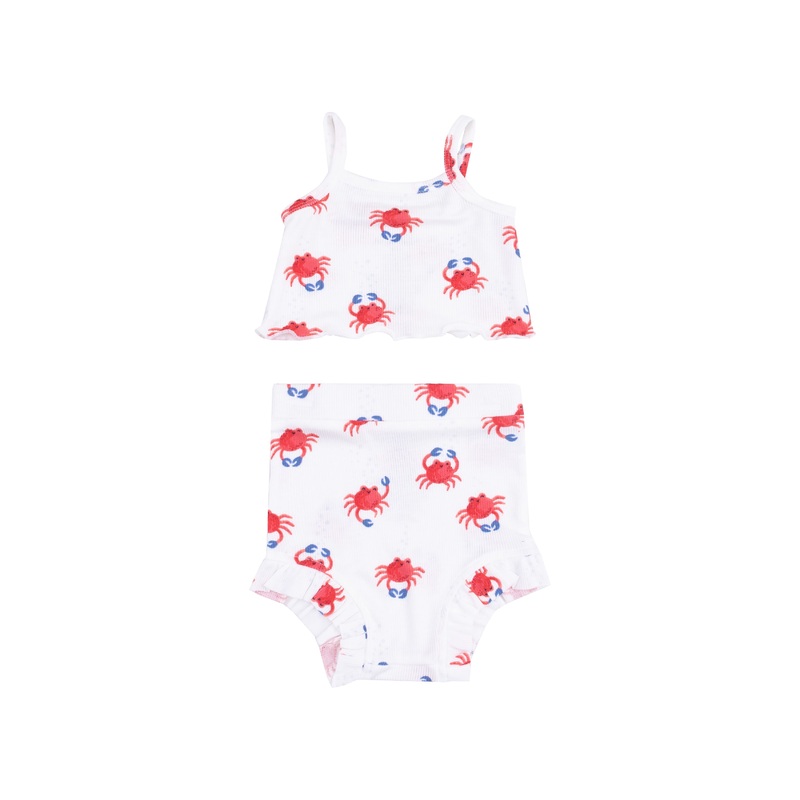 Tank Top & High Waisted Short – Crabby Cuties 0-3M