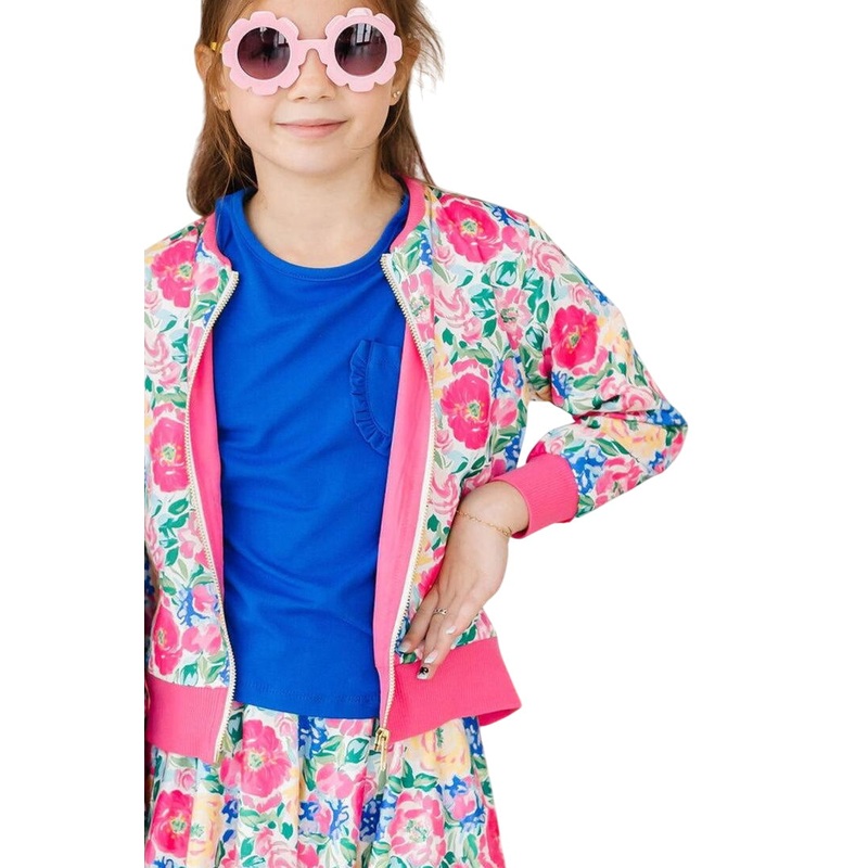 Wildflower Wishes Satin Jacket 2T