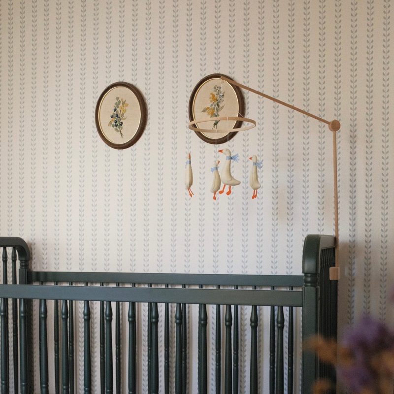 Francesca Wallpaper By House Of Haricot Sample 1 foot by 1 foot Blue